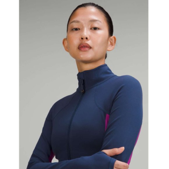 Lululemon Throwback Shape Jacket Mineral Blue/Vivid Plum - Picture 4 of 16